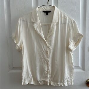 Banana Republic Cream Resort Shirt